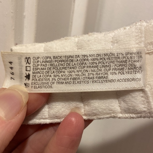 WonderBra White Lace Strapless Bra 32B (No Straps) - Picture 16 of 16